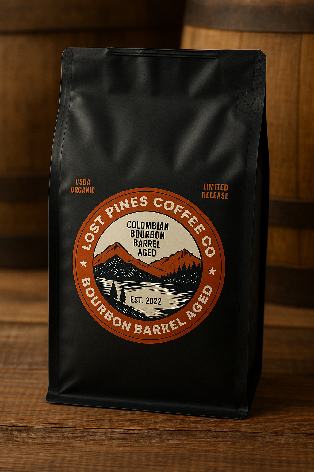 Bourbon Barrel Reserve, Dark Roast 12 oz.