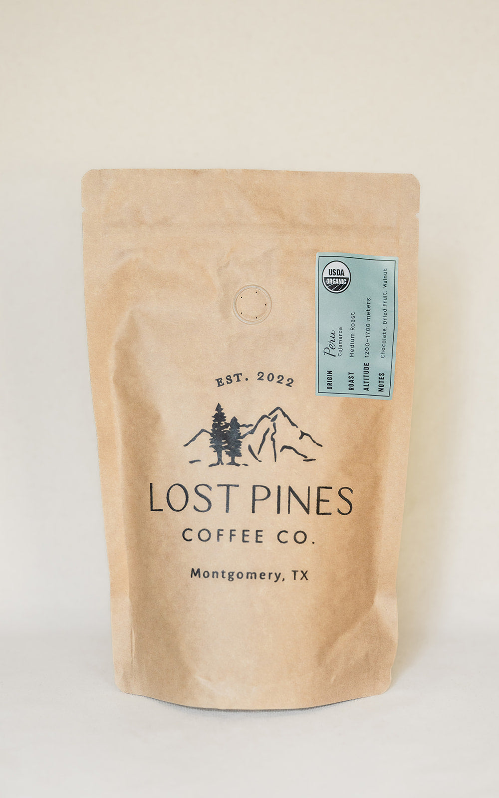 DECAF Organic Peru, Medium Roast, 12OZ.