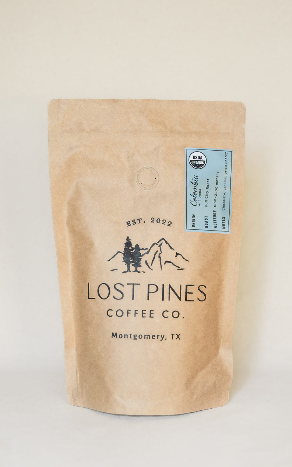 Organic Colombia Antioquia, Full City Roast, 12 OZ. (Med-Dark Roast)