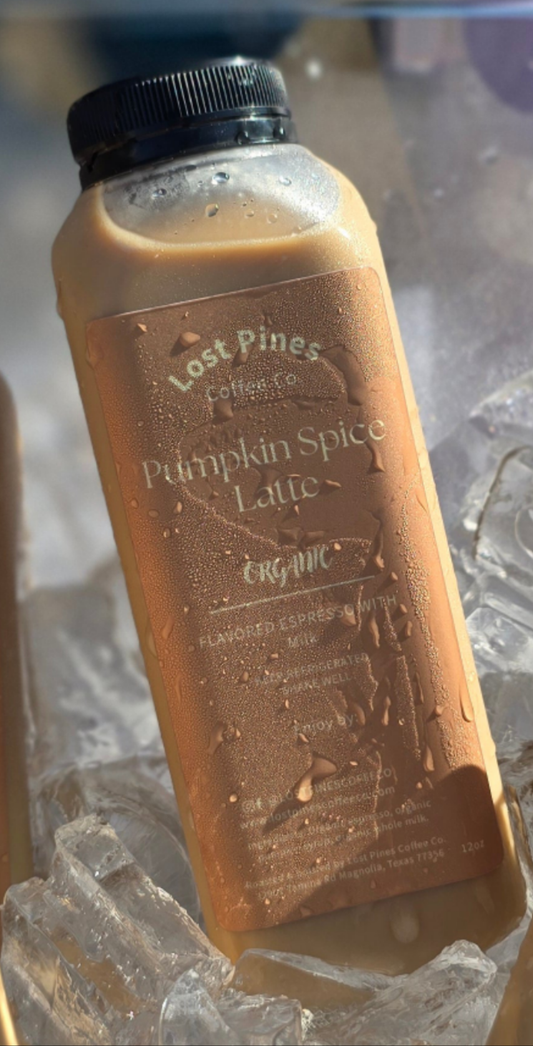 Pumpkin Spice Latte 12 oz, Organic