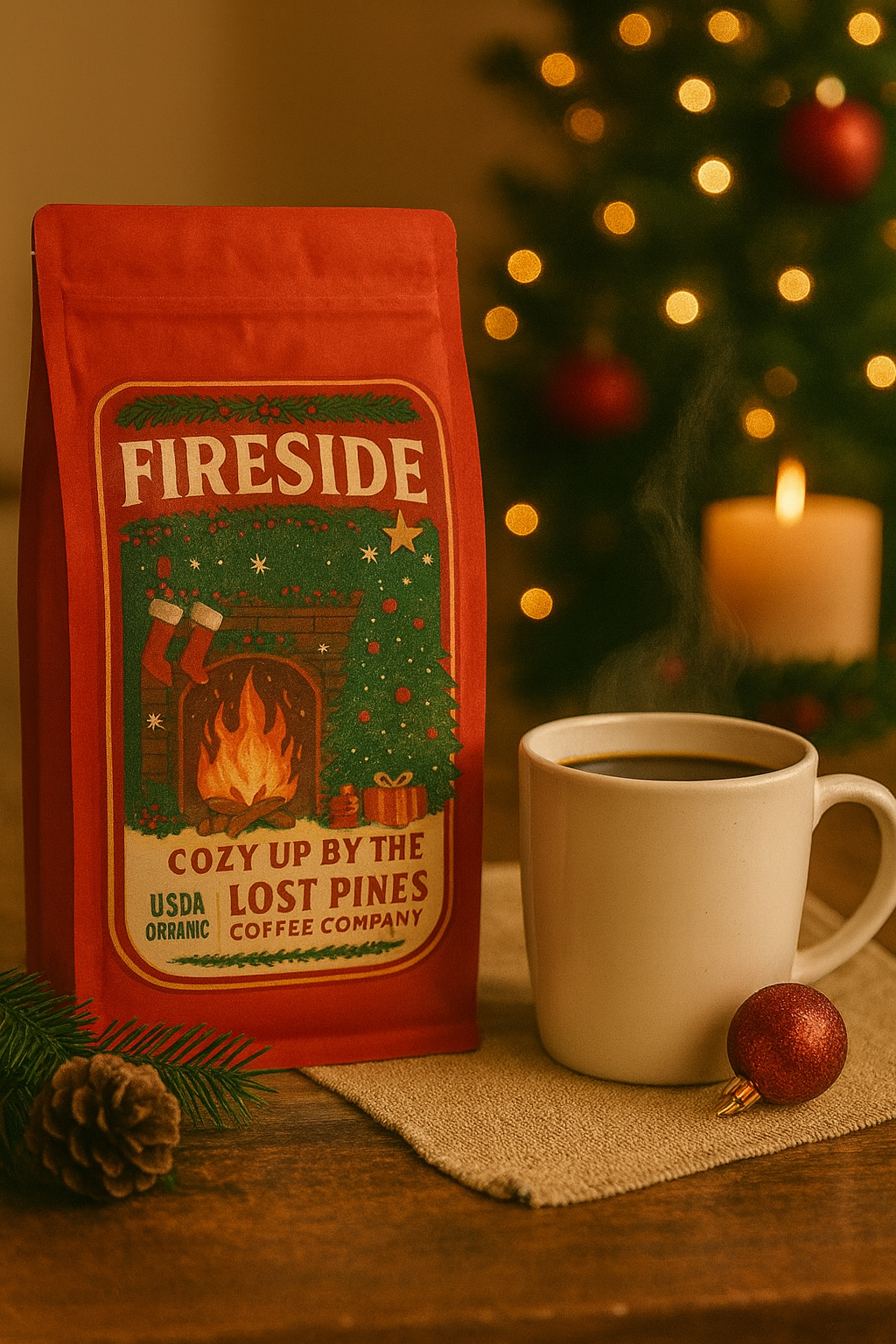Fireside Holiday Roast, USDA Organic, 12 OZ