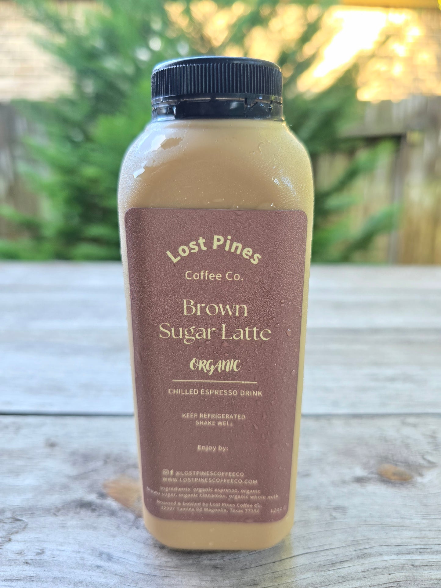 Brown Sugar Latte 12oz., Organic